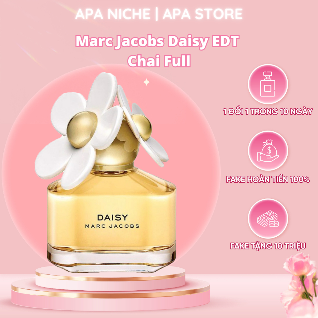 Nước hoa nữ 𝗠𝗮𝗿𝗰 𝗝𝗮𝗰𝗼𝗯𝘀 Daisy (Vỏ Đen) EDT chai Full Apa Store