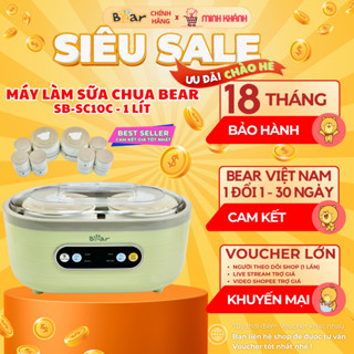Máy làm sữa chua Bear 1L SB-SC10C - Đa chức năng, lên men tự động, làm ra sữa chua, rượu ngon tuyệt