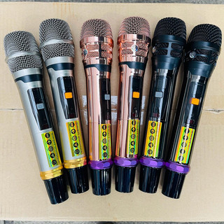 Micro loa kéo ugx kim loại có sẵn chống lăn mic ugx shure hát hay tiếng sáng ấm - micro kim loại sóng uhf set tần số