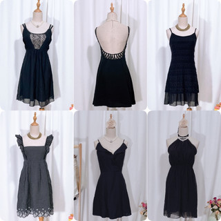 Váy đầm đen  dáng ngắn xoè xinh xắn dễ thương