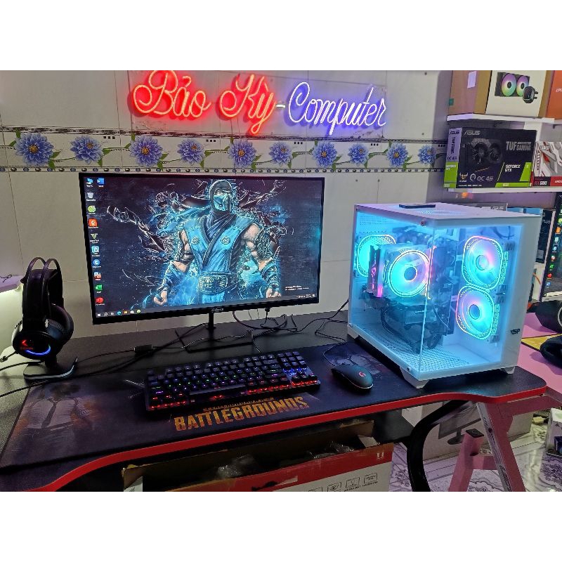 Bộ máy tính giá rẻ Main B760M /Core i5 12400F / RTX 3050-6GB DR6/ Màn hình 24in FHD 144hz, giải trí 
