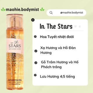 Xịt Body mist In The Stars xịt thơm toàn thân -  Xịt Body Chiết 10ml-30ml  - maohie.bodymist