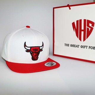 Nón Snapback Bulls Chicago  Siêu Phẩm Trắng Kết Đỏ BullsTĐ.