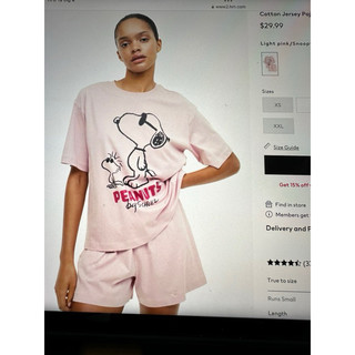 Bộ thun in hình snoopy