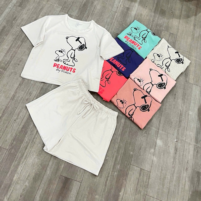 Bộ thun in hình snoopy