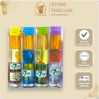 Dầu gió lăn thảo dược seven 8cc thái lan các mùi hương