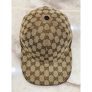 Mũ lưỡi trai, nón kết Gucci Nâu họa tiết monogram check tag vải sườn LA fullbox