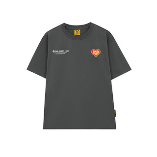 Áo thun unisex bad rabbit heart tee - grey - local brand chính hãng