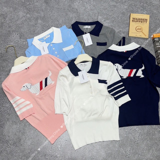 Áo len mtg polo thom.b kẻ tay qcl1