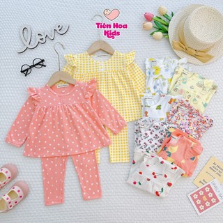 [Bé 7-19kg] Bộ dài tay cánh tiên quần dài Baby Doll Bozip siêu mềm mịn mát cho bé gái - HÀNG LOẠI 1