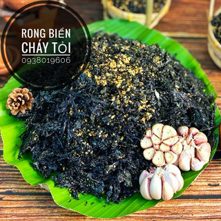 500g RONG BIỂN CHÁY TỎI (HÚT CHÂN KHÔNG)