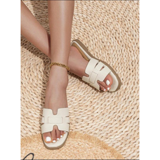  Dép quai ngang chữ H nữ da mềm cao cấp – Dép sandal bệt thời trang Hàn Quốc đi học đi chơi 