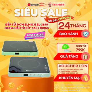 Bếp từ Elmich ICE-3879 -Công suất lớn, tiết kiệm năng lượng, bắt từ nhanh, sang trọng không gian bếp