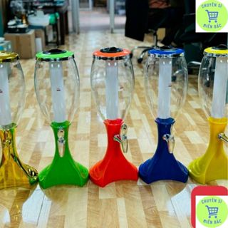 Tháp Bia 2 lít, 3 lít Có Vòi Đựng Trà Sữa Nước Ngọt Beer Tươi Lõi Đá giữ lạnh Đèn led 7 màu Décor quán café trà sữa