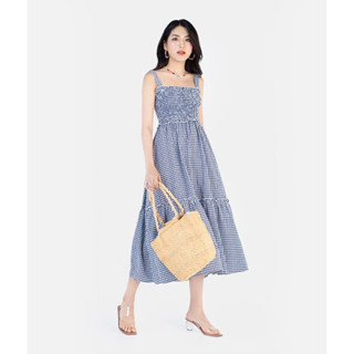 Đầm Hnoss sọc caro thanh lý