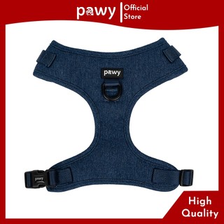 Yếm dắt chó pawy - denim dark blue - dog harness - yếm cho mèo