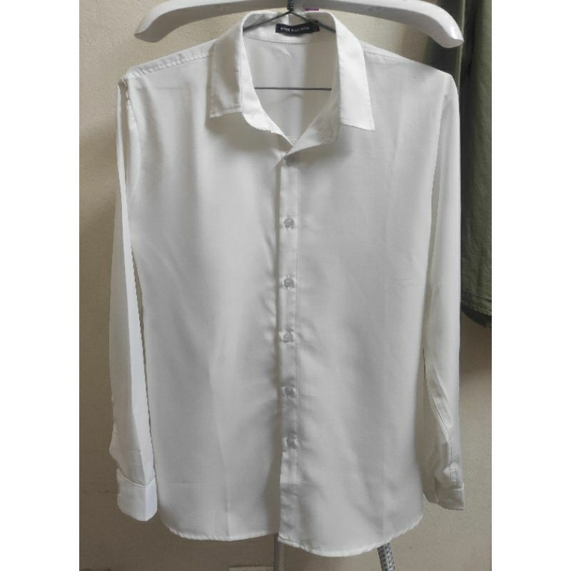Pass áo sơ mi nam màu trắng size L