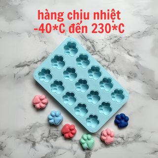 Khuôn silicon chân mèo - bknavy