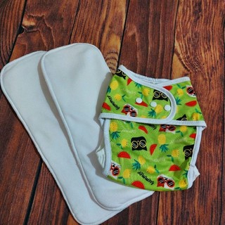 COMBO 2 BỘ BỈM VẢI CHỐNG HĂM BAMBO NATURE BABU LOVE (GỒM 2 QUẦN 4 LÓT) SIZE M, L