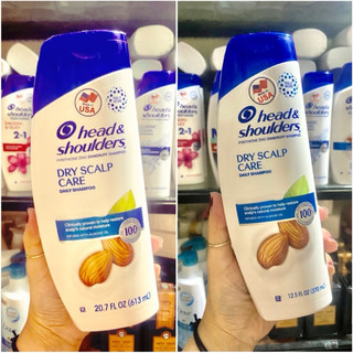 Dầu gội hạnh nhân HEAD MỸ Head & Shoulders Dry Scalp Care Shampoo phục hồi da đầu bong tróc do gàu