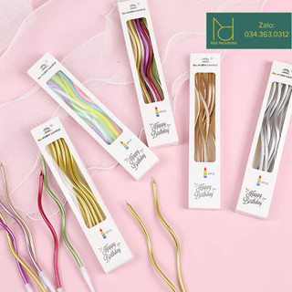 Nến sinh nhật 15cm hình sóng - nến sóng dài trang trí sinh nhật