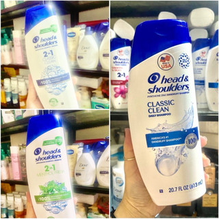 Dầu gội giảm gàu head mỹ head & shoulders classic clean dandruff shampoo làm sạch sâu, giảm dầu ngứa