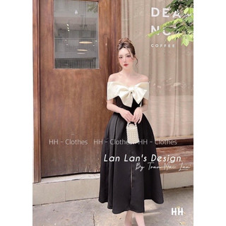 nhiều mẫu đầm  dáng dài phong cách retro