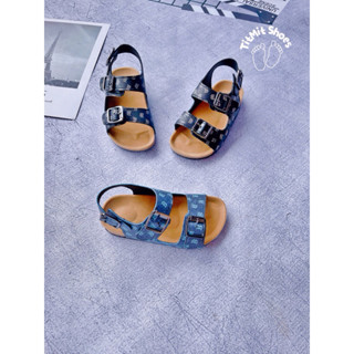 Dép xăng đan, dép hai khoá chữ B đế trấu chống trơn trượt cho bé TM1653