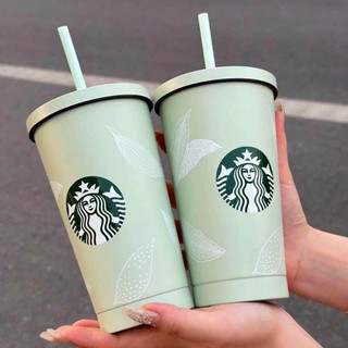 Cốc giữ nhiệt Starbucks 750ml hoa văn tinh tế và sắc nét, tặng kèm ống hút