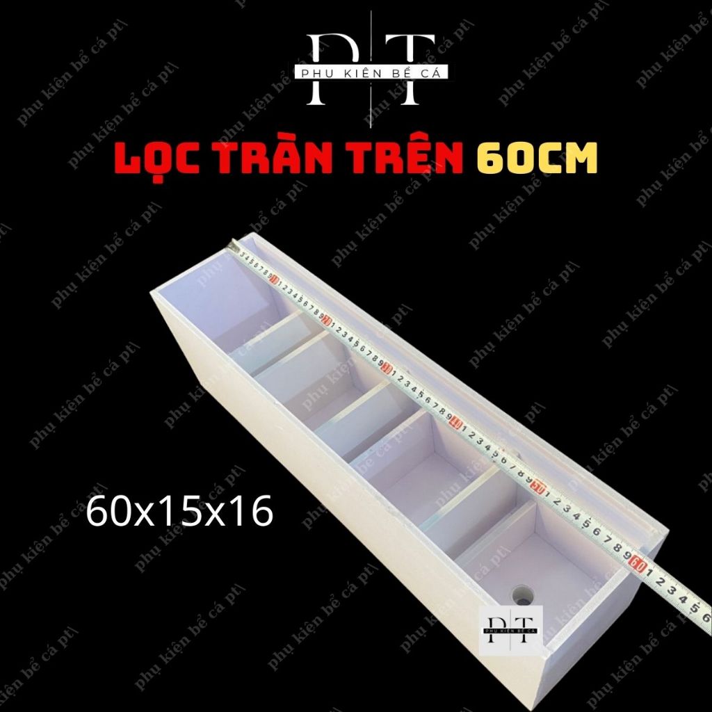Lọc Tràn Trên Cho Bể Cá Dài 60cm,Lọc Tràn Lọc Nước Bể Cá Nuôi Vi Sinh Làm Trong Nước.
