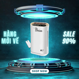 Máy Lọc Không Khí Màng Lọc HEPA Than Hoạt Tính 4 Lớp Lọc Bụi Mịn Khử Khuẩn Tia Cực Tím Tạo Ion Âm Có Điều Khiển Từ Xa