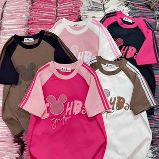 Áo phông babytee form vừa mặc hack dáng - Áo Mặt Thỏ HB