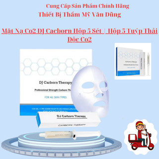 Mặt nạ co2 dj cacborn hộp 5 sét | hộp 5 tuýp thải độc co2 + 5 miếng mặt nạ thải độc co2