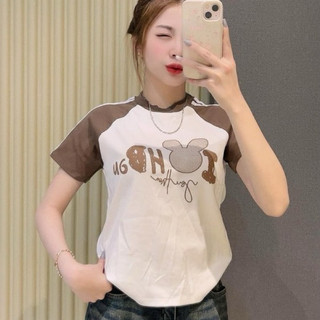 [GIÁ HUỶ DIỆT] Áo phông babytee form vừa mặc hack dáng - Áo Mặt Thỏ HB