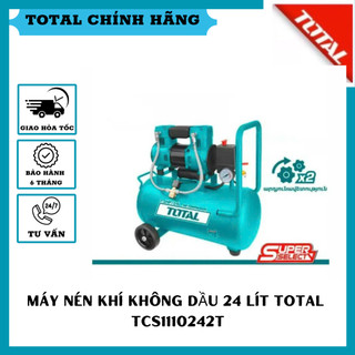 Máy nén khí không dầu 24l/1100w total tcs1110242t hàng chính hãng