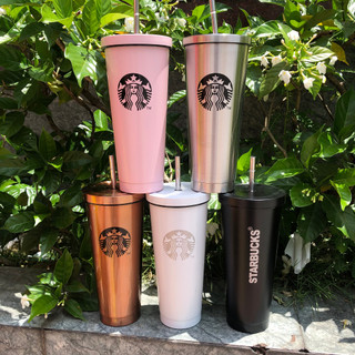 Cốc giữ nhiệt starbucks lõi INOX 304 kèm ống hút