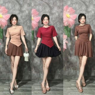 Set bộ đùi thời trang giả chân váy dễ thương