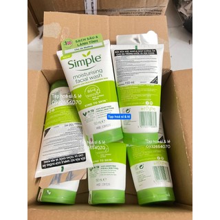 Sữa Rửa Mặt Dưỡng Ẩm sạch sâu Simple Moisturising Facial Wash 150ml