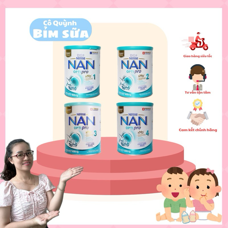 Sữa Nan Nga 800g đủ số