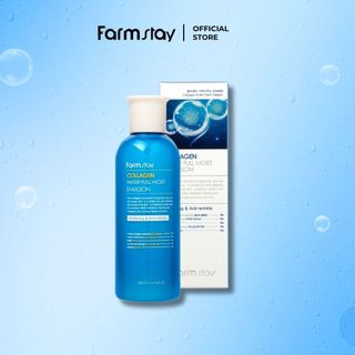 Sữa dưỡng ẩm trắng da & chống lão hóa Farmstay Collagen water full moist Emulsion 200ml