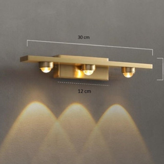 Đèn rọi gắn tường MONSKY LED trang trí 3 chế độ màu ánh sáng đẹp mắt nhiều họa tiết độc đáo