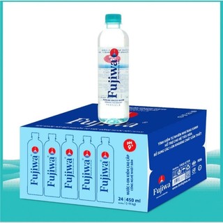 Nước uống ion kiềm fujiwa ph9+ chai 450ml