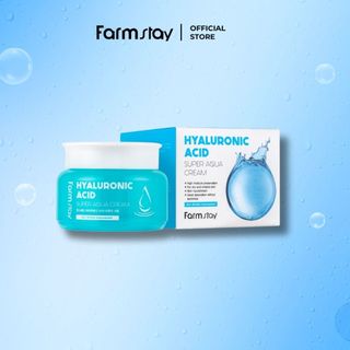 Kem Dưỡng Da Cấp Ẩm Trắng Da Farmstay Hyaluronic Acid Super Aqua Cream 100ml