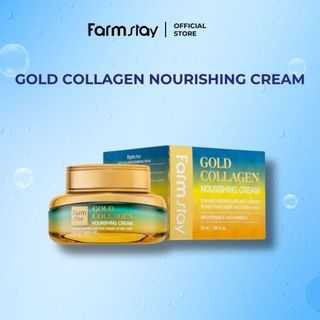 Kem dưỡng làm trắng da từ Vàng 24k & Collagen Farmstay 55ml