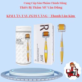 Kim lăn tay zgts vàng | thanh lăn kim | cây lăn kim vàng cho da đầy đủ kích cỡ chính hãng