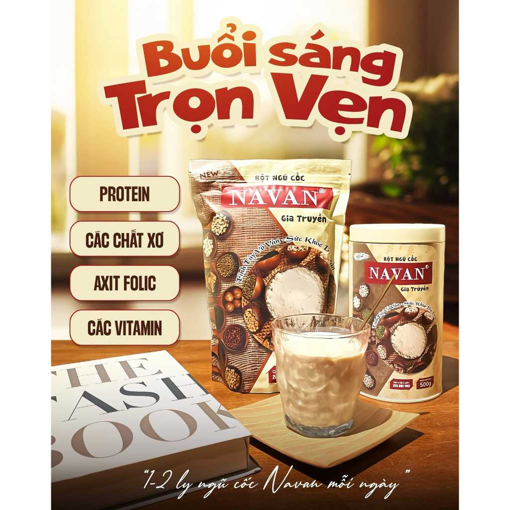 SỈ 5 TÚI NGŨ CỐC NAVAN DATE MỚI ( TÚI 800gr )