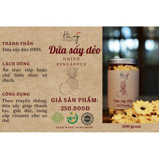 [Hằng Organic] Dứa Sấy Dẻo Hữu Cơ Karose 200gr