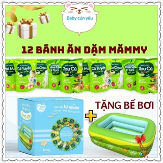   SIÊU RẺ-KÈM QUÀ TẶNG Bánh ăn dặm Mămmy cho bé từ 6 tháng Mămmy dạng que và dạng vòng 