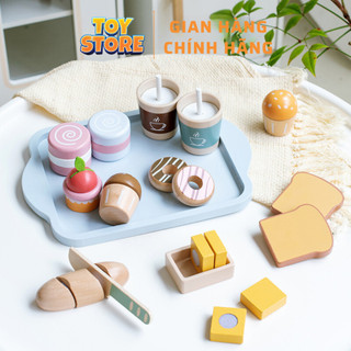 Bộ đồ chơi khay bánh ngọt oystore FUDAER bánh cho bé