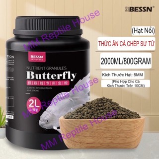 Cám cá chép sư tử bessn butterfly - thức ăn cá chép sư tử, lên màu cho cá, giàu đạm, tảo, vitamin